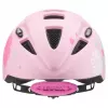 Beschermende kinderhelm UVEX kid 2 cc meerkleurig roze, harde schaal, matte afwerking