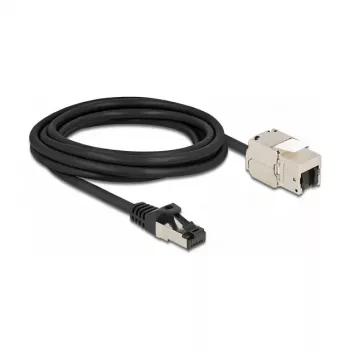 Kabel RJ45-stekker naar Keystone-module RJ45-bus DeLOCK 87029
