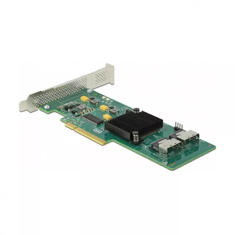 DeLOCK 8-voudige SATA PCI Express x8-kaart met verbindingskabel
