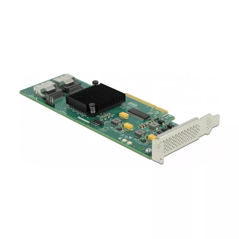 DeLOCK 8-voudige SATA PCI Express x8-kaart met verbindingskabel
