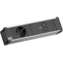 Bachmann CONI BM0023770 inbouwmodule 1x CEE7/3-stopcontact 1x USB-C/C 100W zwart L=0,2m