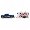 RC-pickup Amewi 22680 1:64 RTR met aanhanger, blauw
