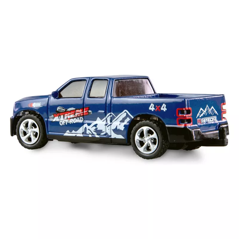 RC-pickup Amewi 22680 1:64 RTR met aanhanger, blauw