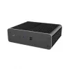 Akasa Euler CMX Mini-ITX ventilatorloze pc-behuizing A-ITX61-S1B – zwart, mini-chassis voor passief gekoelde systemen