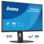 Computermonitor IIYAMA ProLite XB2797QSN-B1 27 inch 2560x1440 Quad HD LCD IPS, mat, USB 3.2-hub, luidsprekers, in hoogte verstelbaar, VESA