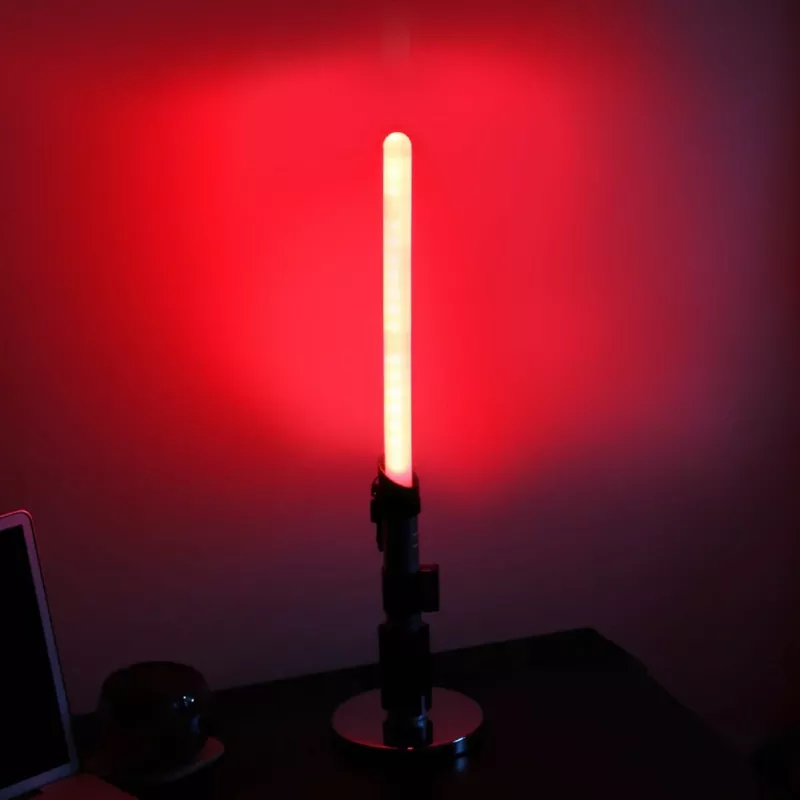 Tafellamp Ukonic 14364 zwart wit rood licht 597 mm hoogte