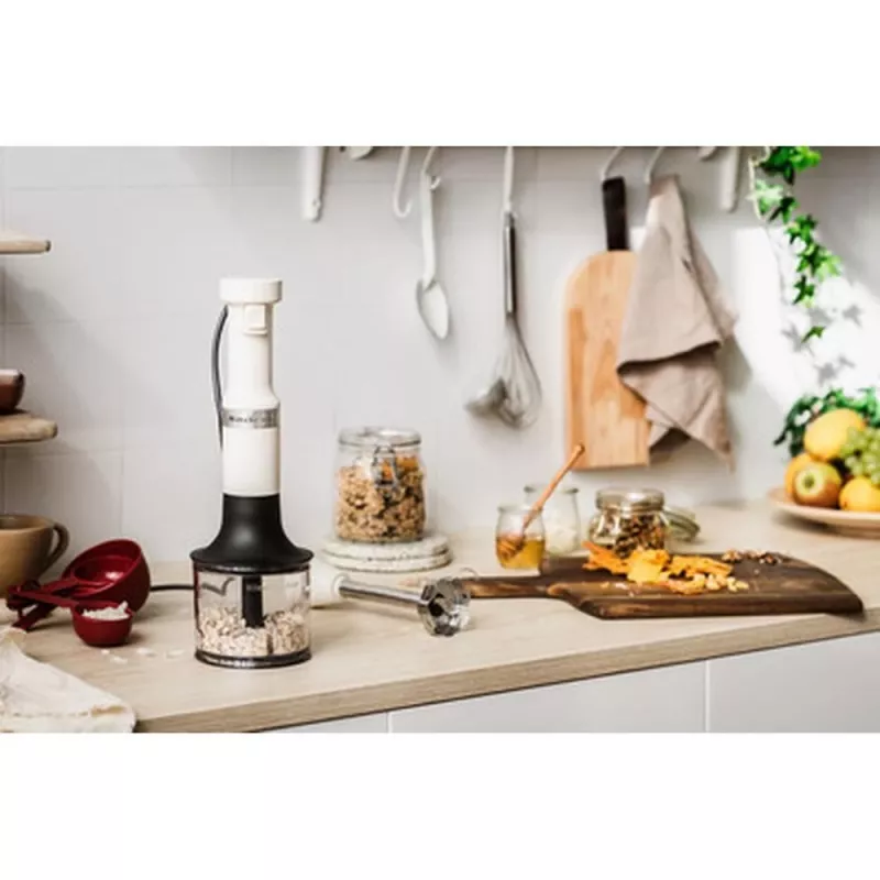 KitchenAid 5KHBV83EAC 1 L staafmixer 180 W crème