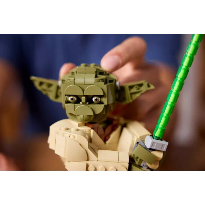 LEGO Star Wars 75438 buste van Yoda