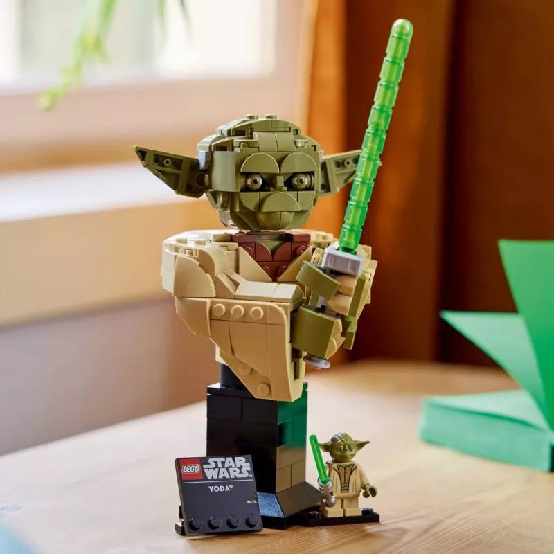 LEGO Star Wars 75438 buste van Yoda