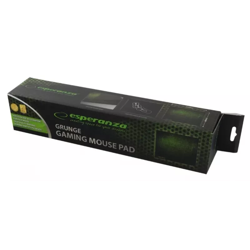 Esperanza EA146G zwart, groen gaming-muismat