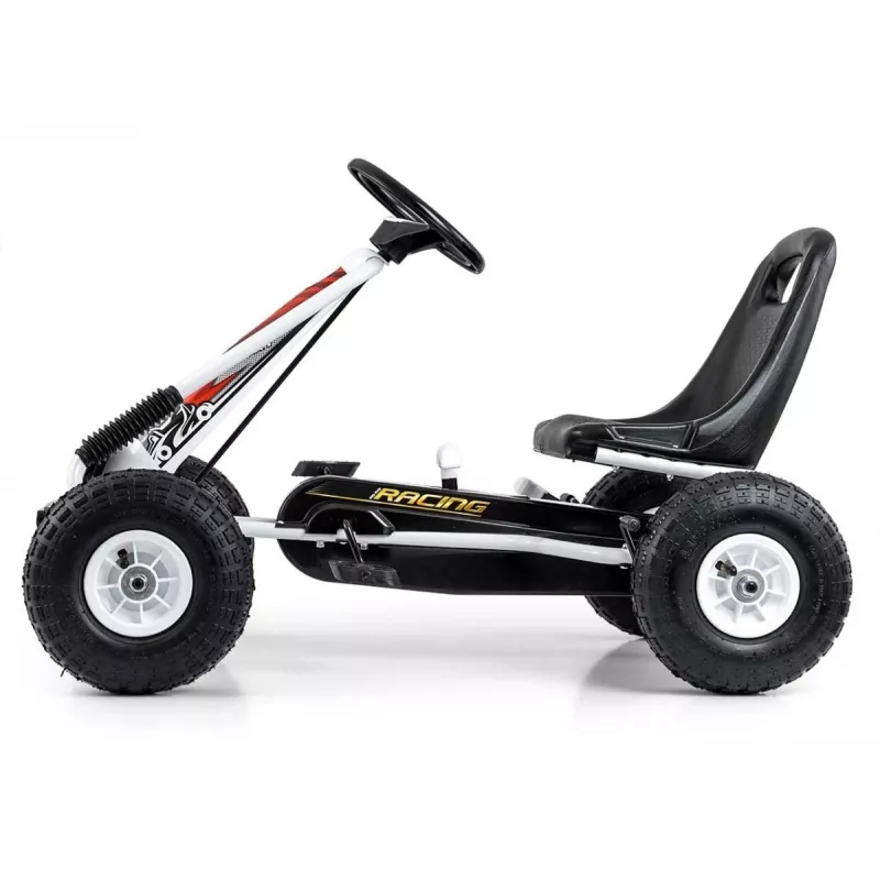 Milly Mally stepauto Gokart Thor wit