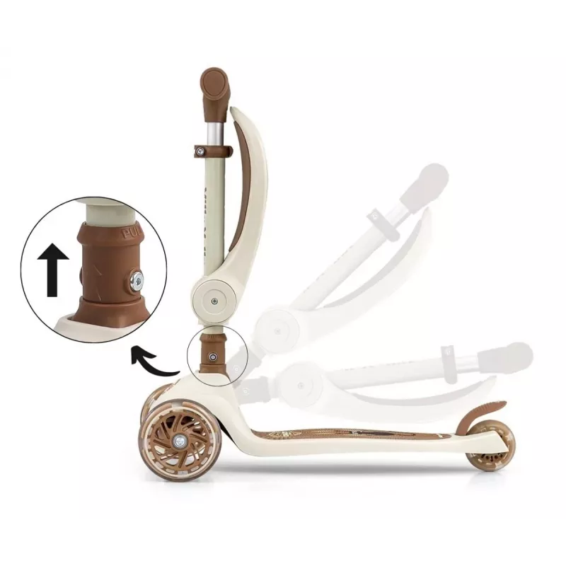 Step milly mally Milly Mally Scooter Fuzzy Classic — kinderstep, beige