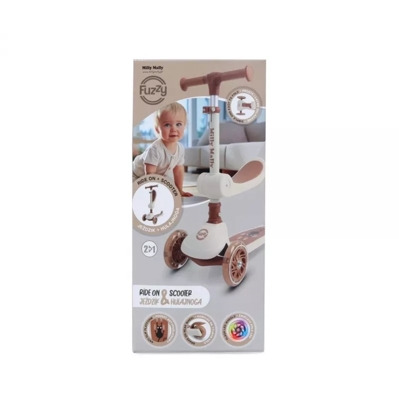 Step milly mally Milly Mally Scooter Fuzzy Classic — kinderstep, beige