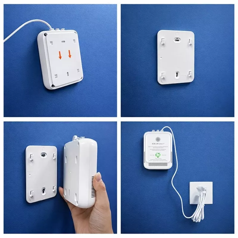 Gas- en koolmonoxidelekzoeker QOLTEC 52654 – sensor voor aardgas en CO