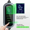 Wandgemonteerde elektrische auto oplader QOLTEC 7 kW 230V CEE 32A met Wi‑Fi en LCD (model 52721)