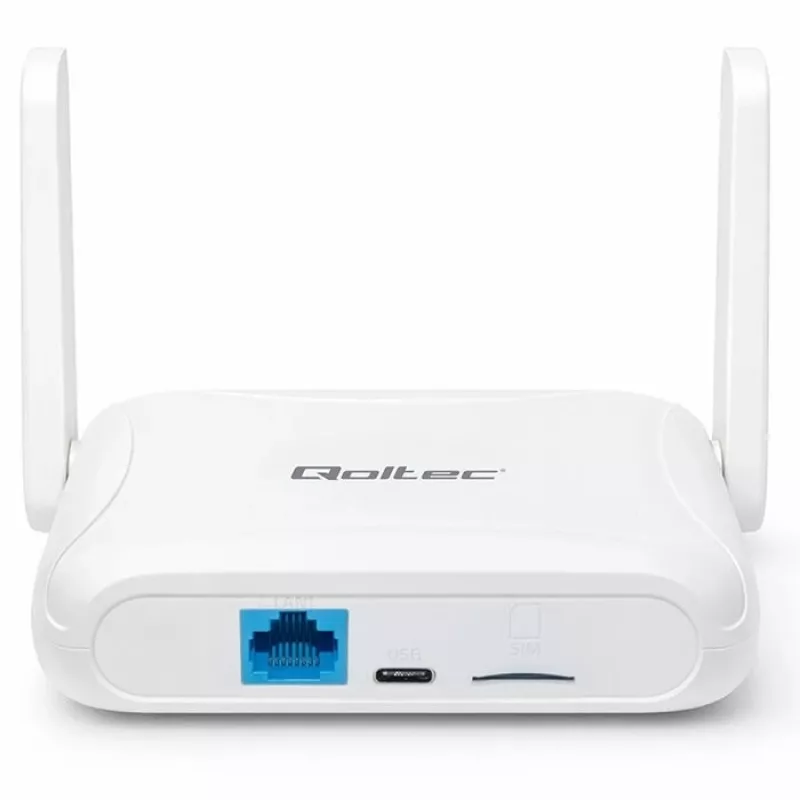 Router QOLTEC 56980 – 4G LTE mobiele router met Wi‑Fi 6