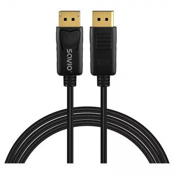DisplayPort-kabel SAVIO CL-204 v1.4 1 m, DP 1.4-compatibiliteit