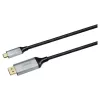 USB-C naar DisplayPort-kabel SAVIO CL-208 (DisplayPort 1.2, 2 m)