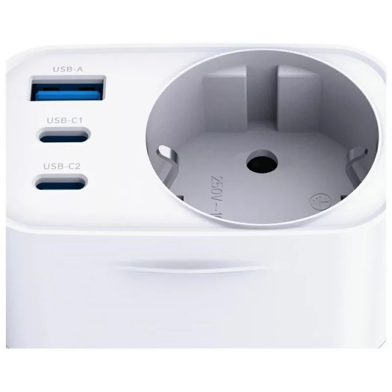 3MK Charger Comfort Charger GaN 30W wit – USB-voeding, 30W GaN-uitgang