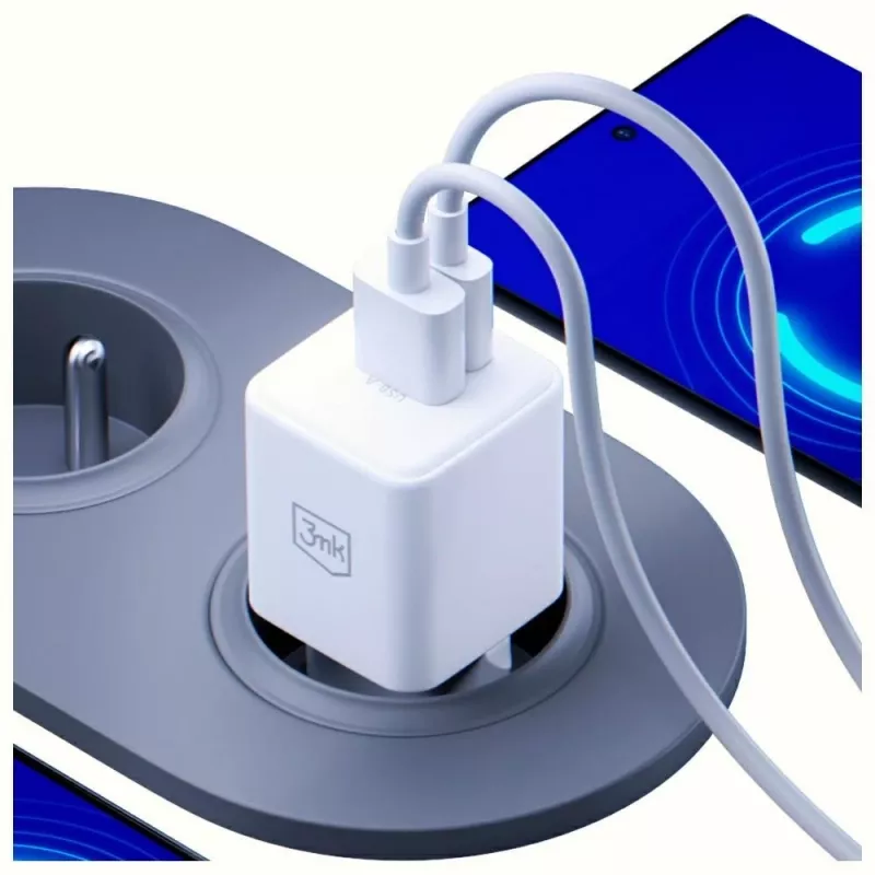 Oplader voor binnen 3MK Hyper GaN universele snellader 100-240V