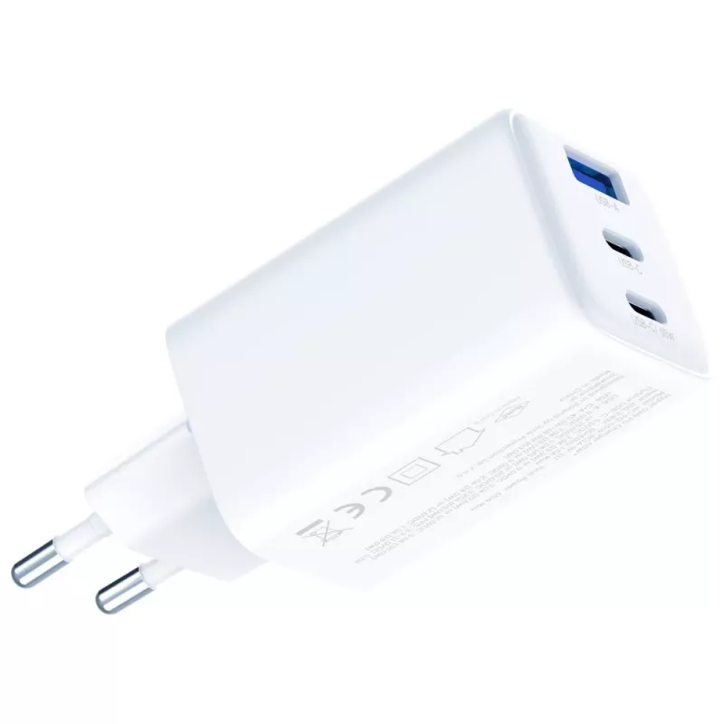 3MK Charger Hyper GaN 65W QC4+ — USB GaN 65W snellader met QC4+-ondersteuning