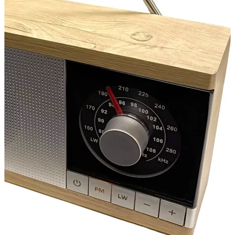 Radio Krystyna houten behuizing