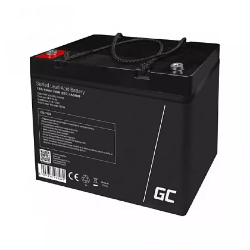 AGM accu Green Cell AGM49 55 Ah 12 V Marine Leisure