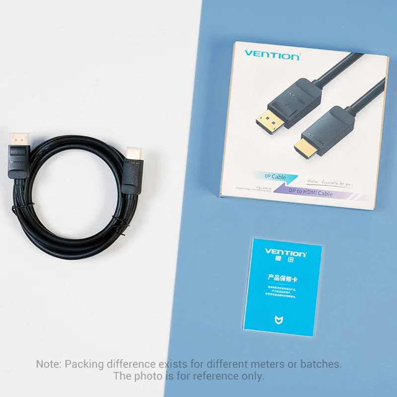 Kabel DP naar HDMI 2M/SCHWARZ Hadbh Vention