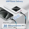 Powerbank USB 10000MAH 22.5W/ZWART FHKB0 Vention