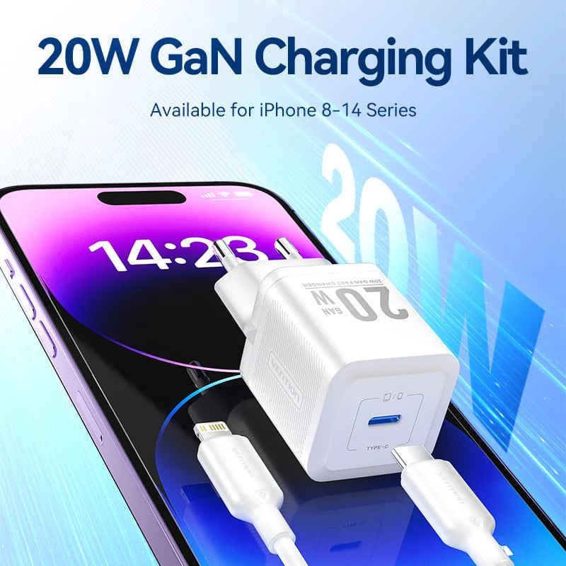 USB-C-oplaadadapter 20 W TZ-FEPW0-EU-02 Vention