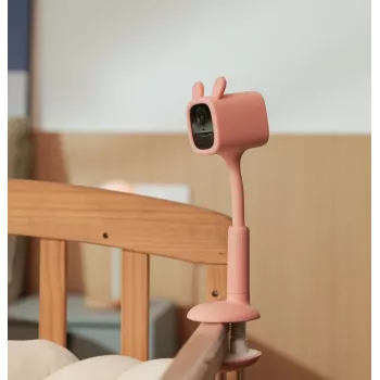 EZVIZ BM1 Rabit indoor accu-gevoede magnetische baby smart HD-monitor met schroefbevestiging roze