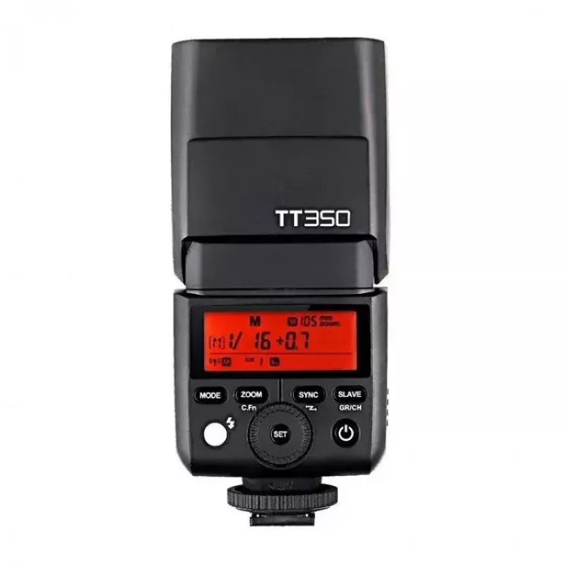 Compactflitser Godox TT350P 2,2 s herlaadtijd AA-batterij