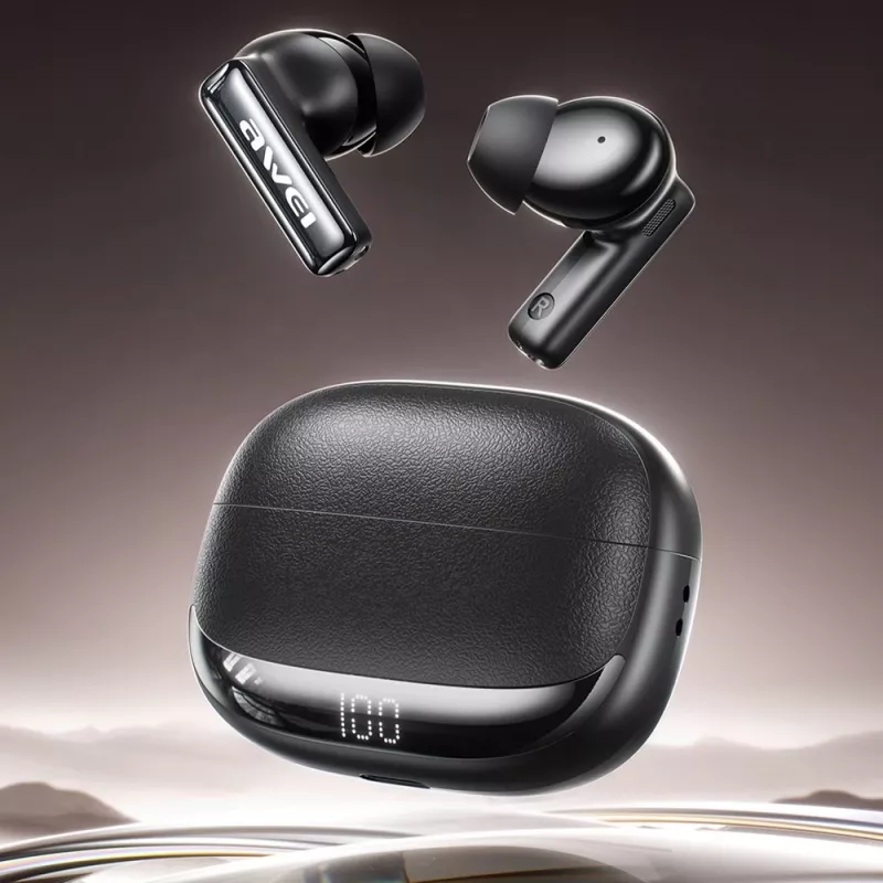 Awei Bluetooth-hoofdtelefoon model ANC TA19 TWS met actieve ruisonderdrukking, True Wireless Stereo, Bluetooth-connectiviteit