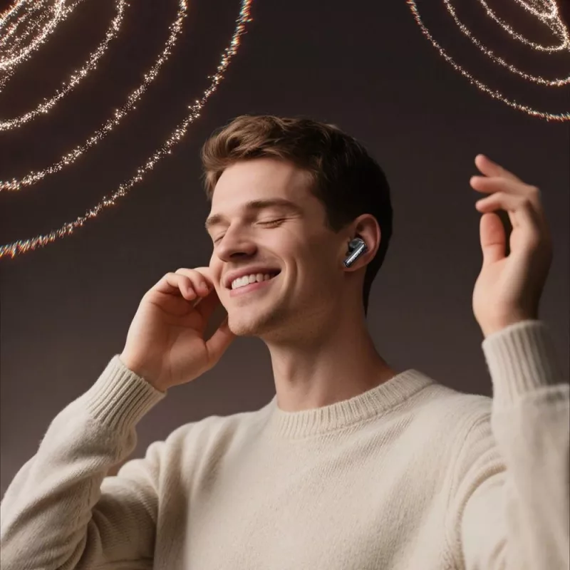 Awei Bluetooth-hoofdtelefoon model ANC TA19 TWS met actieve ruisonderdrukking, True Wireless Stereo, Bluetooth-connectiviteit