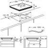 Ingebouwde inductiekookplaat Electrolux EIT61443B, 4 zones, touchbediening
