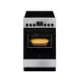 Vrijstaand fornuis Electrolux LKR540266X — 4-zone glaskeramische kookplaat, elektrische oven 57 l, RVS, energie-efficiëntieklasse A, 50 cm