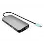 Dockingstation ITEC i-tec USB-C Metal Nano 3x display (DP, HDMI, VGA) met Power Delivery 100 W, 4x USB-A, Gigabit Ethernet