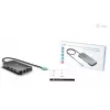Dockingstation ITEC i-tec USB-C Metal Nano 3x display (DP, HDMI, VGA) met Power Delivery 100 W, 4x USB-A, Gigabit Ethernet