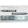 Dockingstation ITEC i-tec USB-C Metal Nano 3x display (DP, HDMI, VGA) met Power Delivery 100 W, 4x USB-A, Gigabit Ethernet