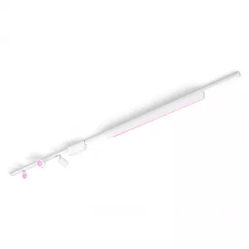 Plafond slim verlichtingsset Philips Hue Perifo recht (3 verstelbare spots, 1 lichtbalk) Bluetooth, wit, 220–240 V, 24 V lamp