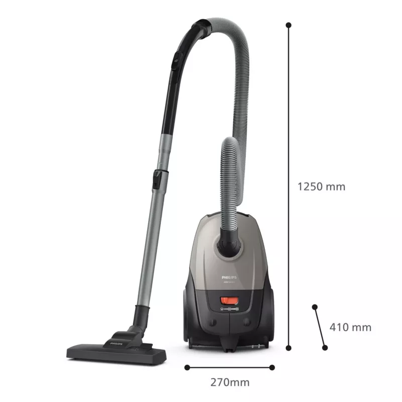 Stofzuiger Philips 2000 series XD2152/12 — 850 W, 3 L stofzak, HEPA-filter, droog reinigen