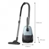 Vloerstofzuiger Philips 2000 series XD1142/10 — 800 W, 3 L stofzak, HEPA-filter, droog reinigen