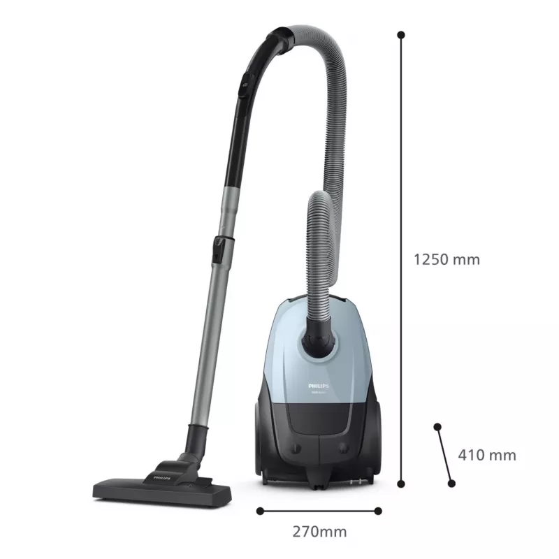 Vloerstofzuiger Philips 2000 series XD1142/10 — 800 W, 3 L stofzak, HEPA-filter, droog reinigen