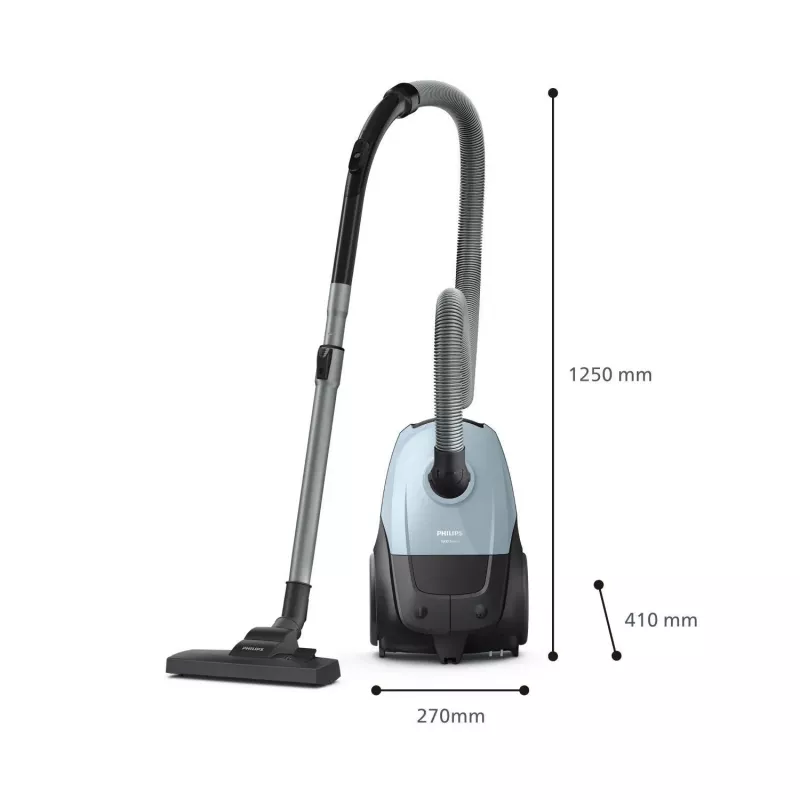 Vloerstofzuiger Philips 2000 series XD1142/10 — 800 W, 3 L stofzak, HEPA-filter, droog reinigen