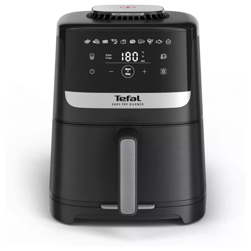 Airfryer Tefal Easy Fry Silence XL EY5528E0 — XL-capaciteit, heteluchtfriteuse, stille werking