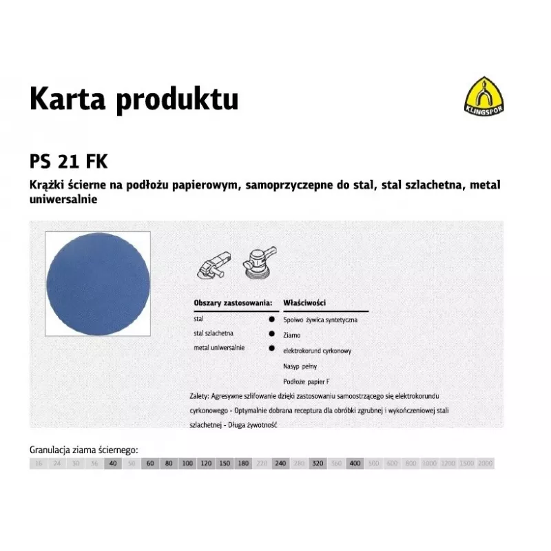 K.DISC 150 PS21FK 50 stuks 60