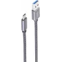 USB-kabel ShiverPeaks Basic-S USB 3.2 Gen 2 2m USB A USB C grijs