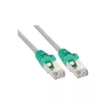 Patchkabel Crossover InLine Cat5e SF/UTP (S-FTP) RJ-45–RJ-45 0,25 m, grijs