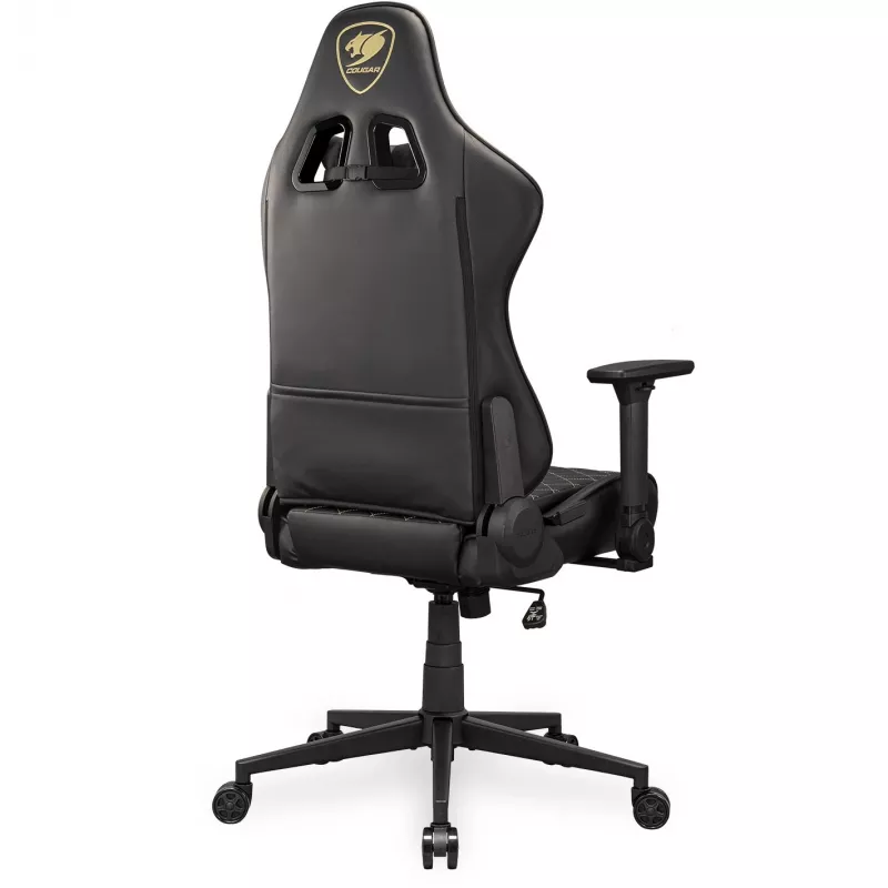 Universele gaming-stoel COUGAR Gaming ARMOR ONE V2 gevoerde zitting zwart goud