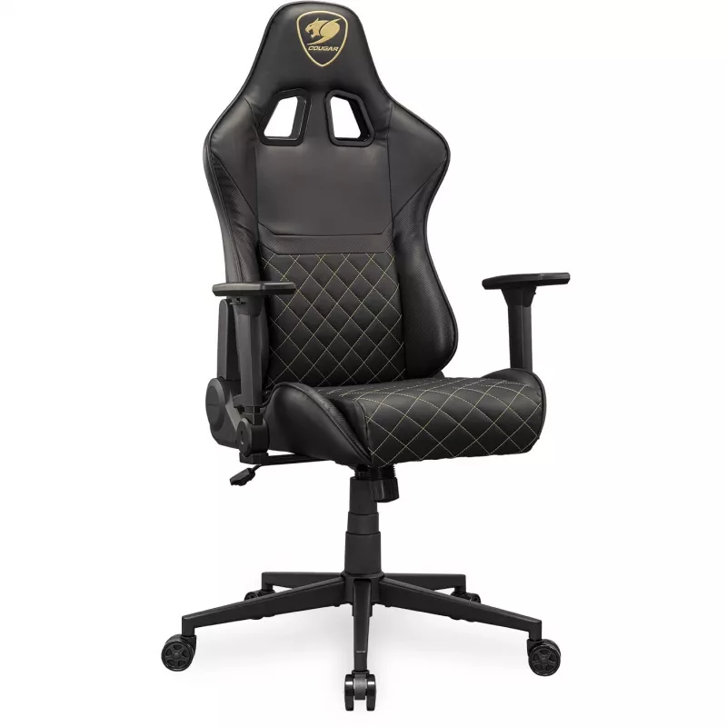 Universele gaming-stoel COUGAR Gaming ARMOR ONE V2 gevoerde zitting zwart goud